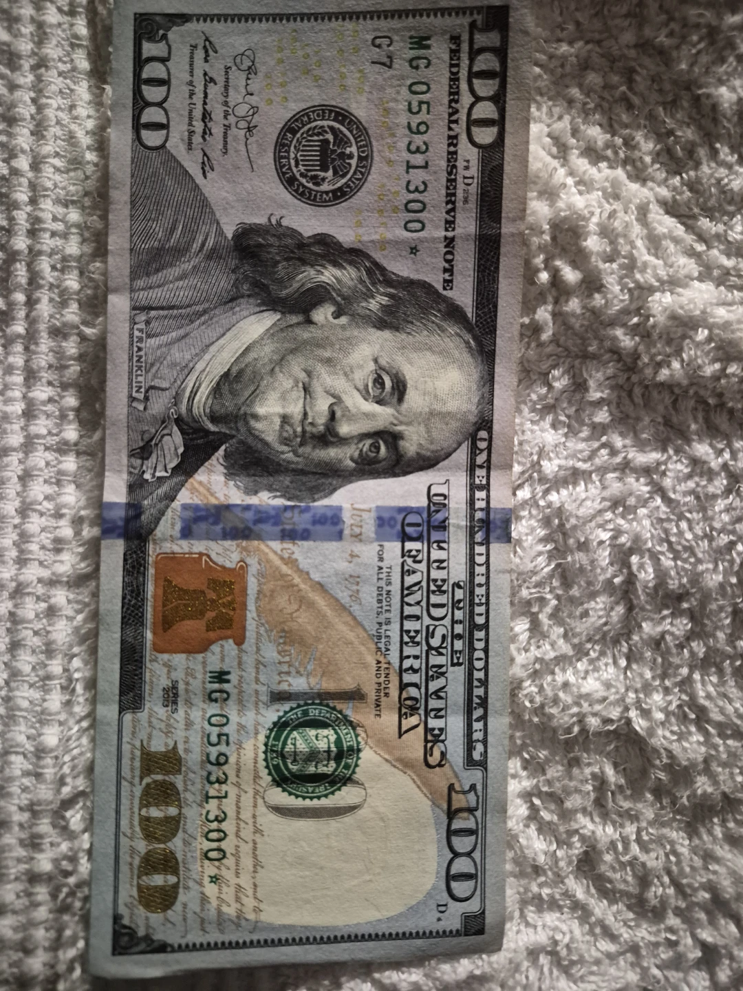 US $100 Dollar Bill - photo 4
