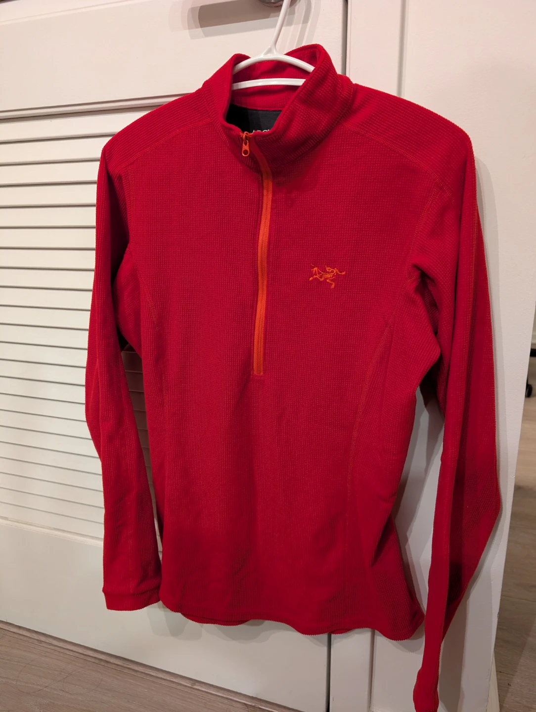 Arc'teryx Women's Red Half-Zip Fleece - Size M