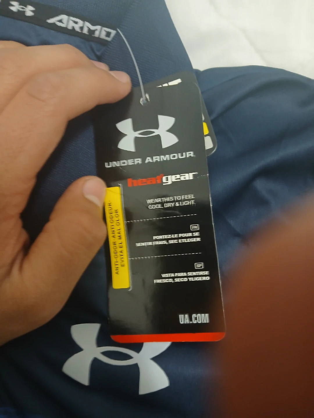 Under Armour HeatGear Polo Shirt - Navy Blue - L - photo 4