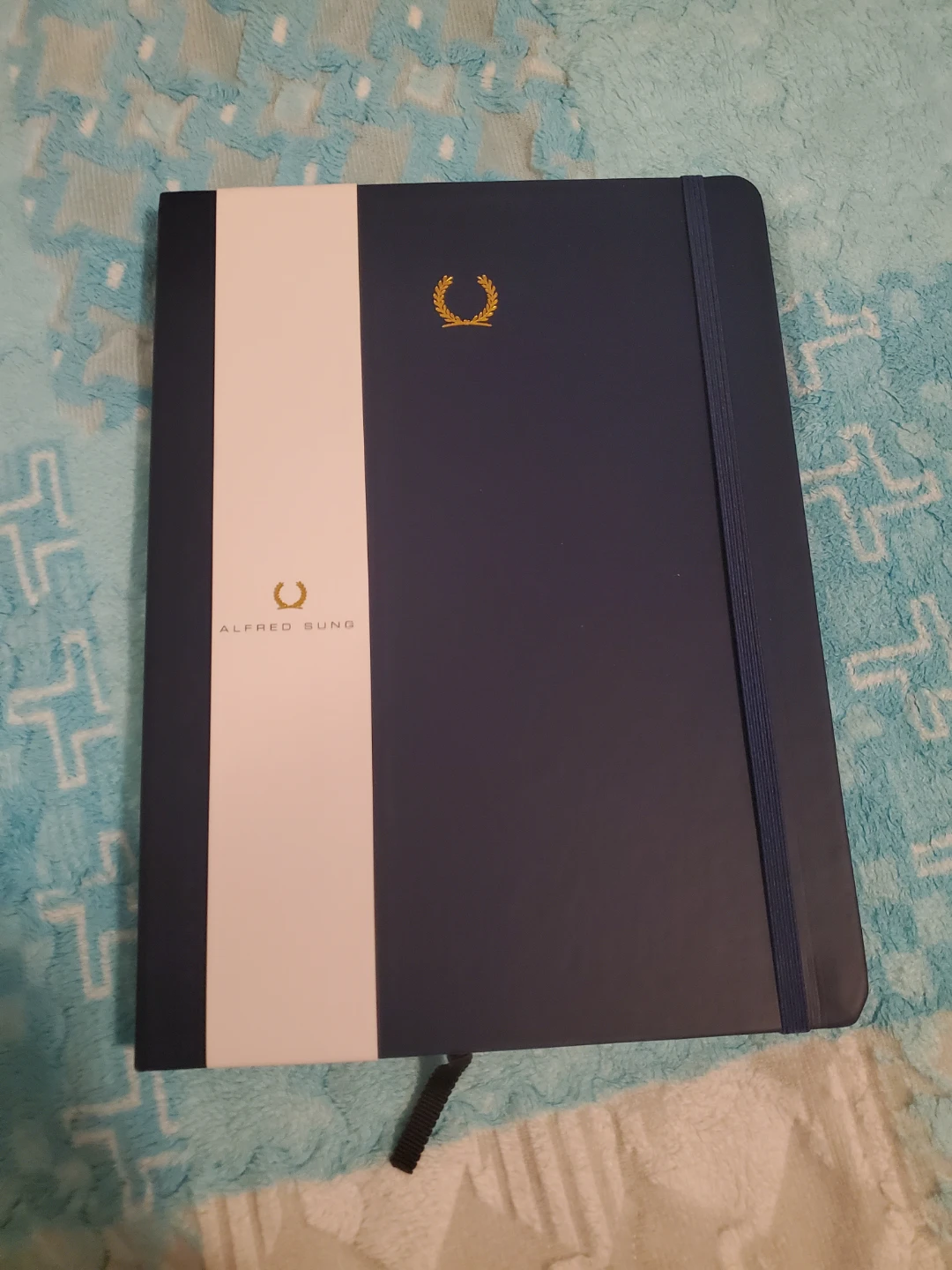 Alfred Sung Notebook - Grey and Navy 🧡 - photo 2