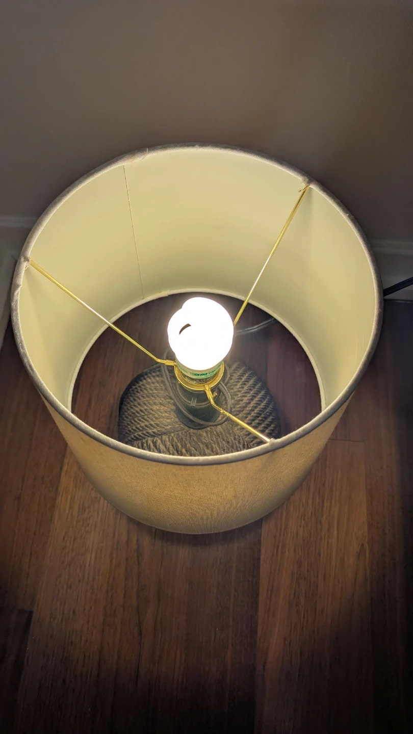 Table Lamp with Rope Base - photo 3
