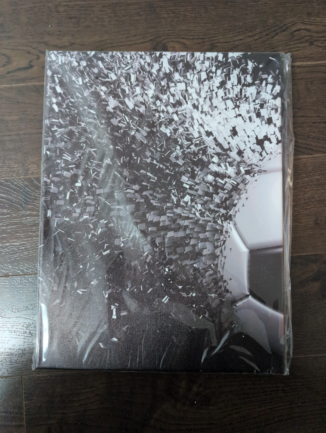 Canvas Wall Art - Soccer Ball Explosion Design