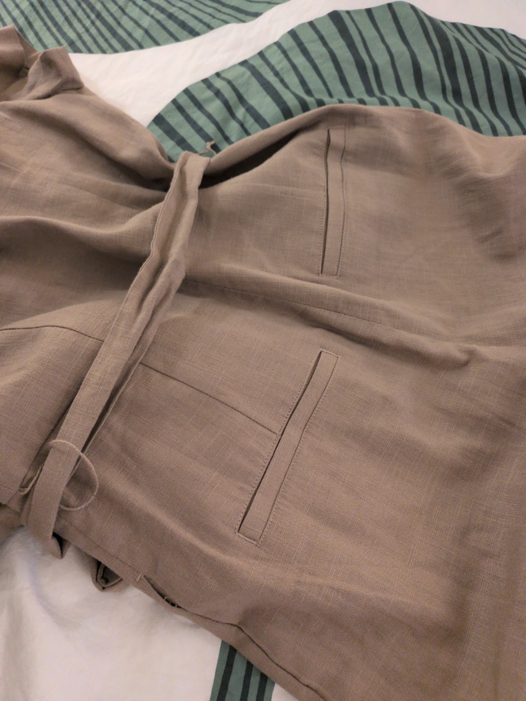 RW&Co linen blend jumpsuit (light brown) - photo 4