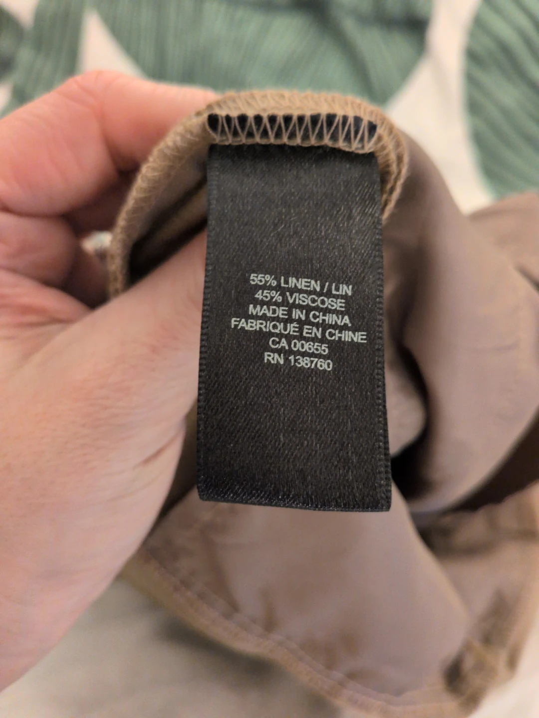 RW&Co linen blend jumpsuit (light brown) - photo 5