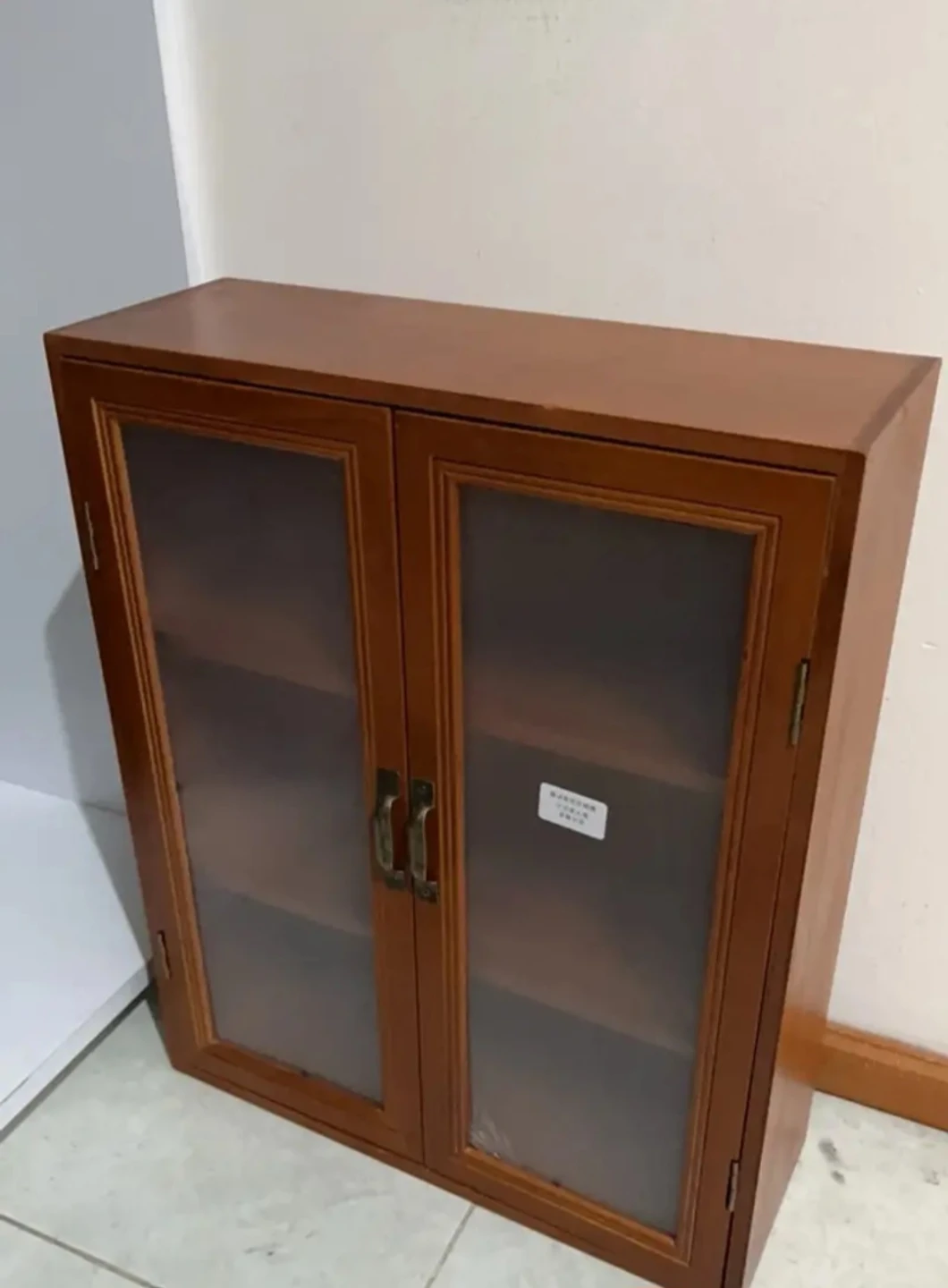New Brand Wooden Display Cabinet with Glass Doors - photo 2