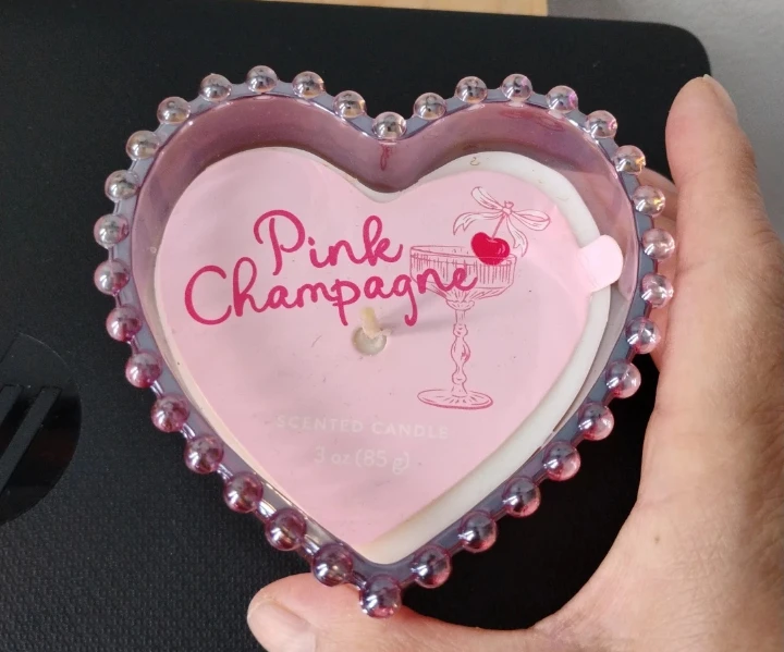 Pink Champagne Scented Candle - 3 oz (85g)