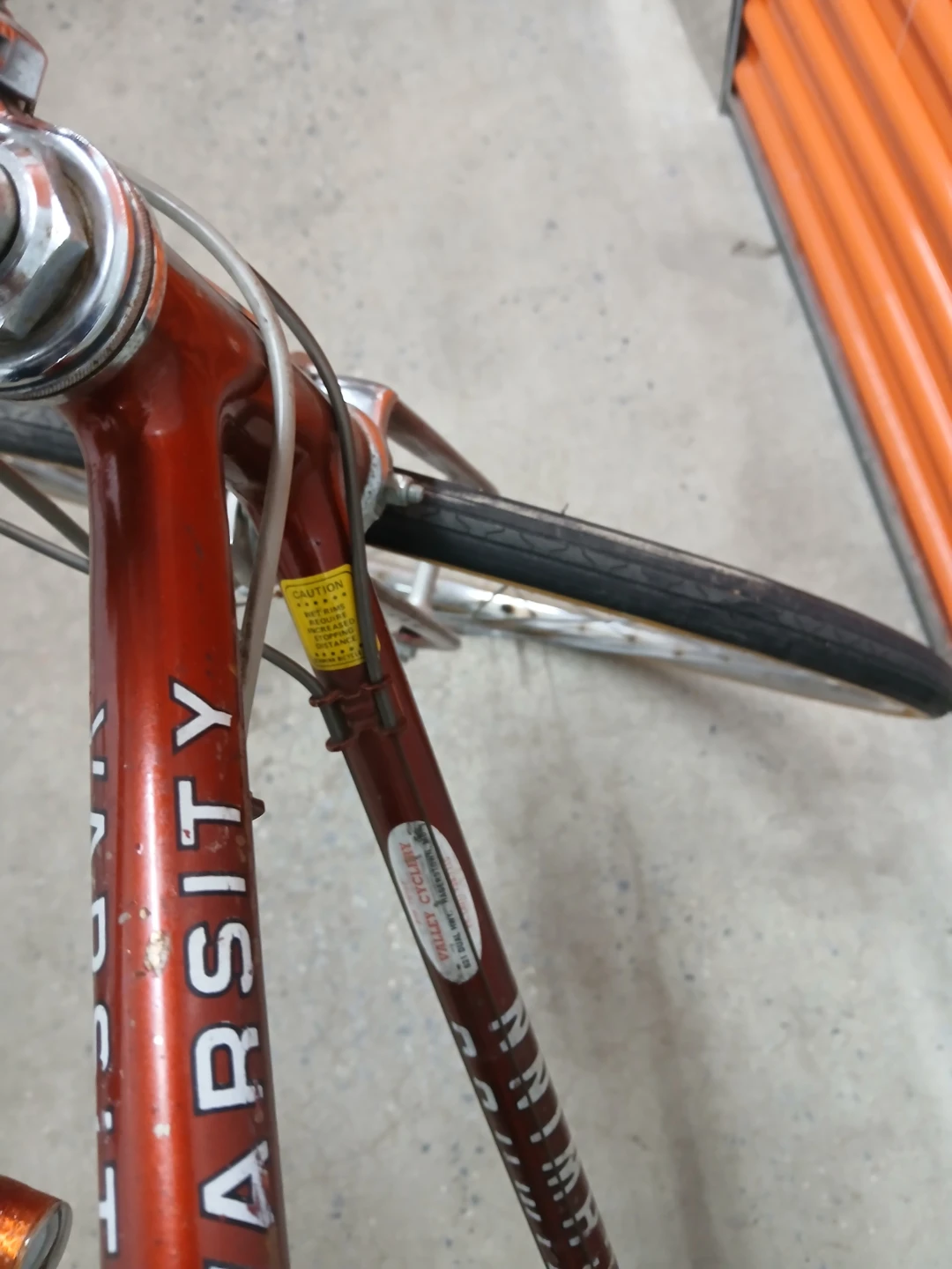 Vintage Varsity Road Bike - Red - photo 5