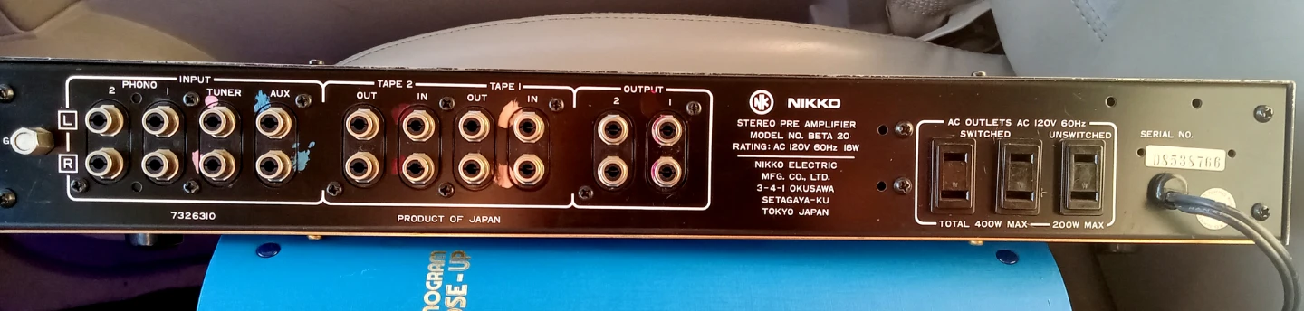 Nikko Pre-Amplifier BETA 20 - photo 2