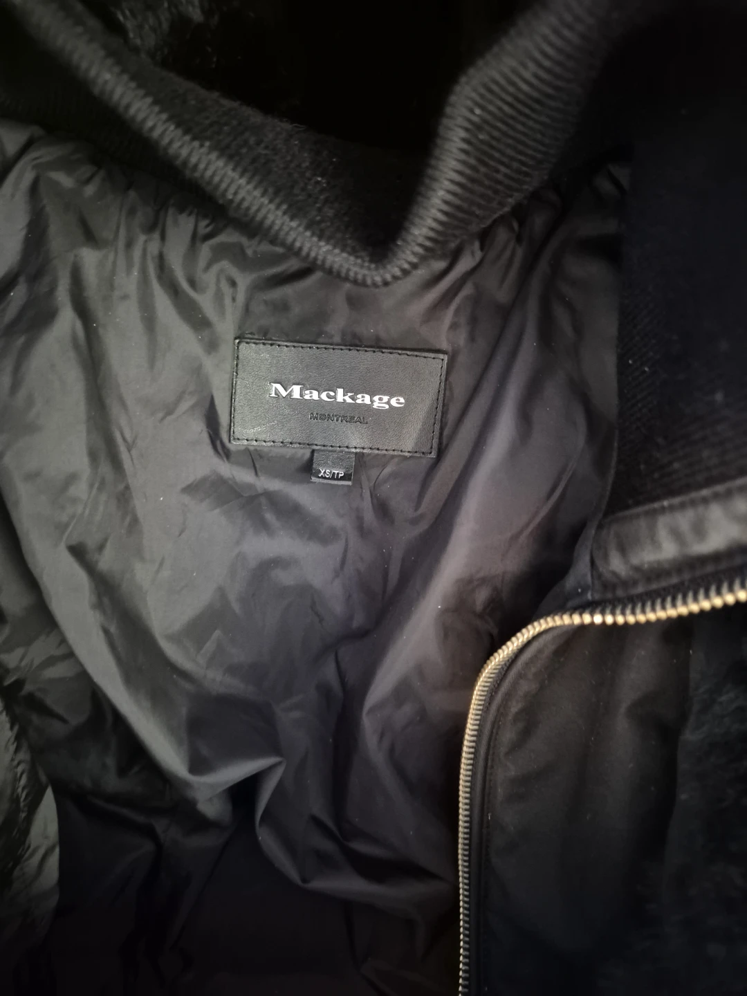 Mackage Black Down Parka XS/TP - photo 2