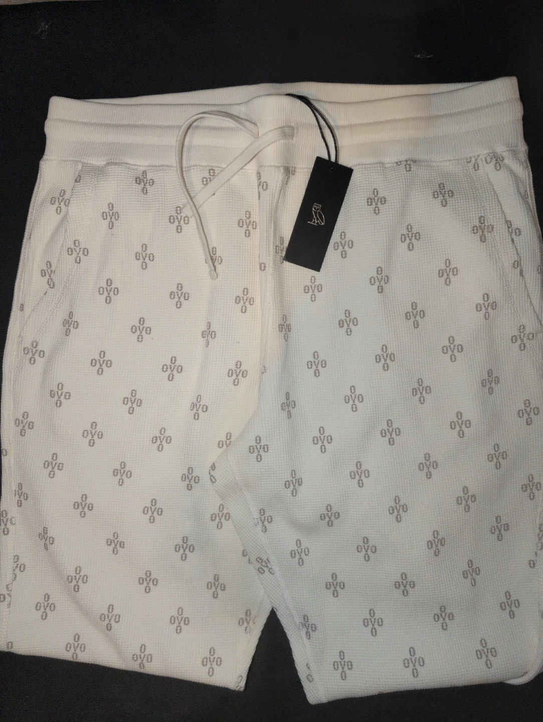 OVO Owl Logo Waffle Knit Sweatpants
