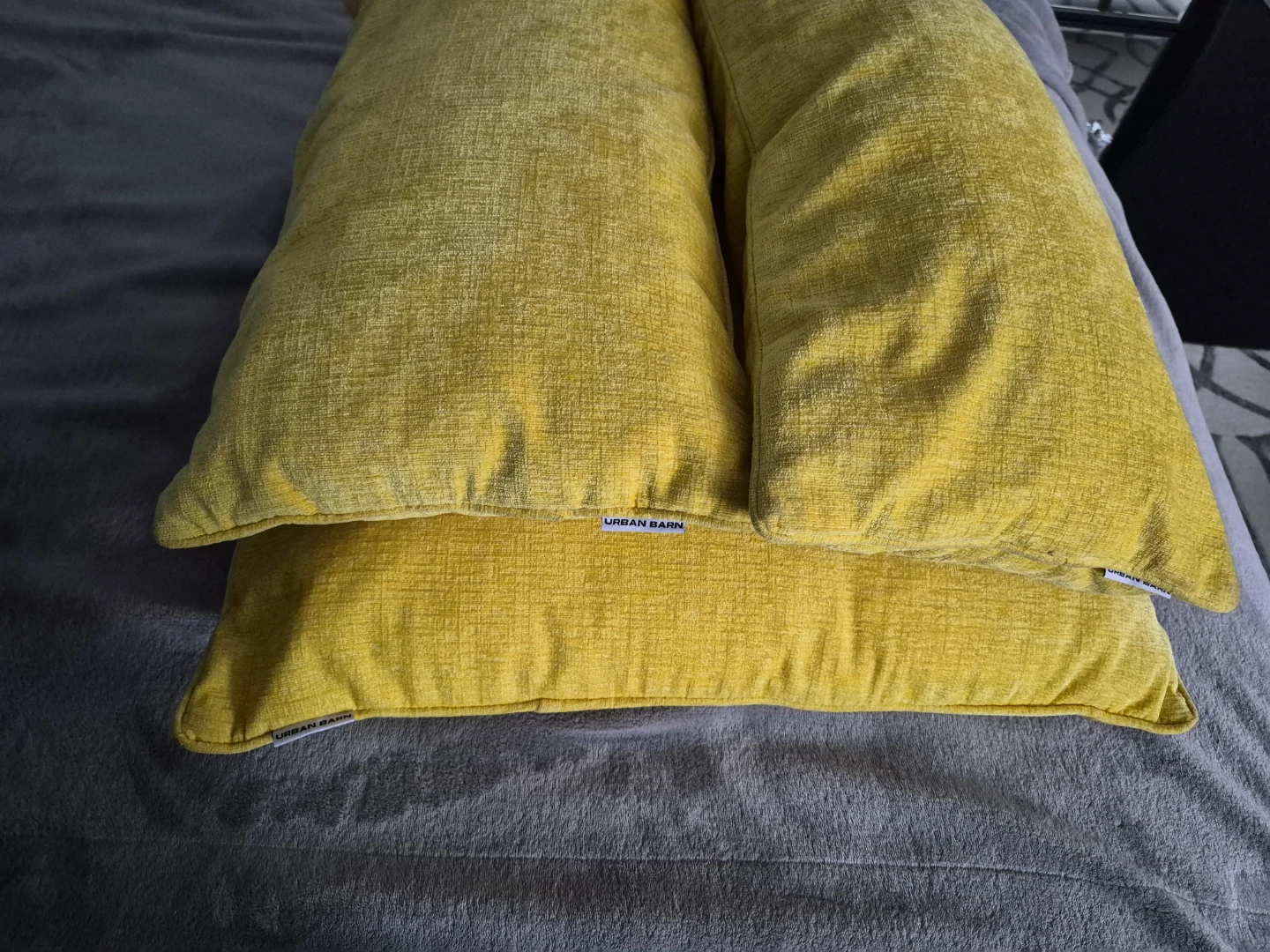 Urban Barn Yellow Decorative Pillow