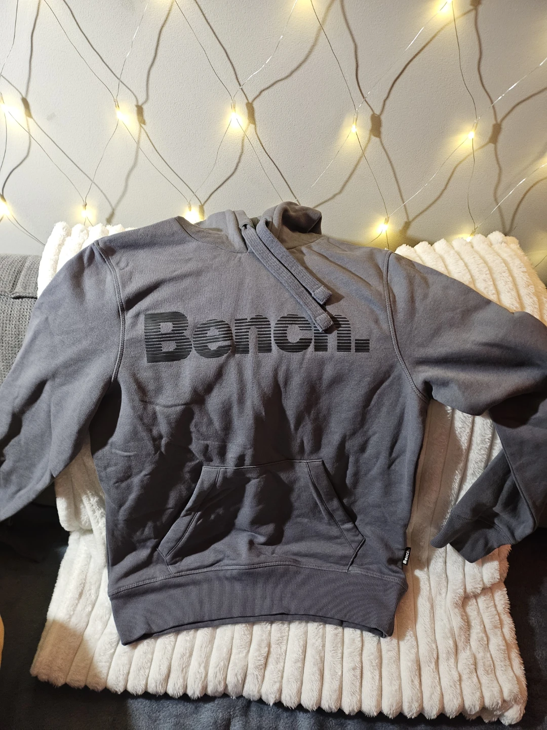 Grey men's Bench hoodie in M size - photo 2