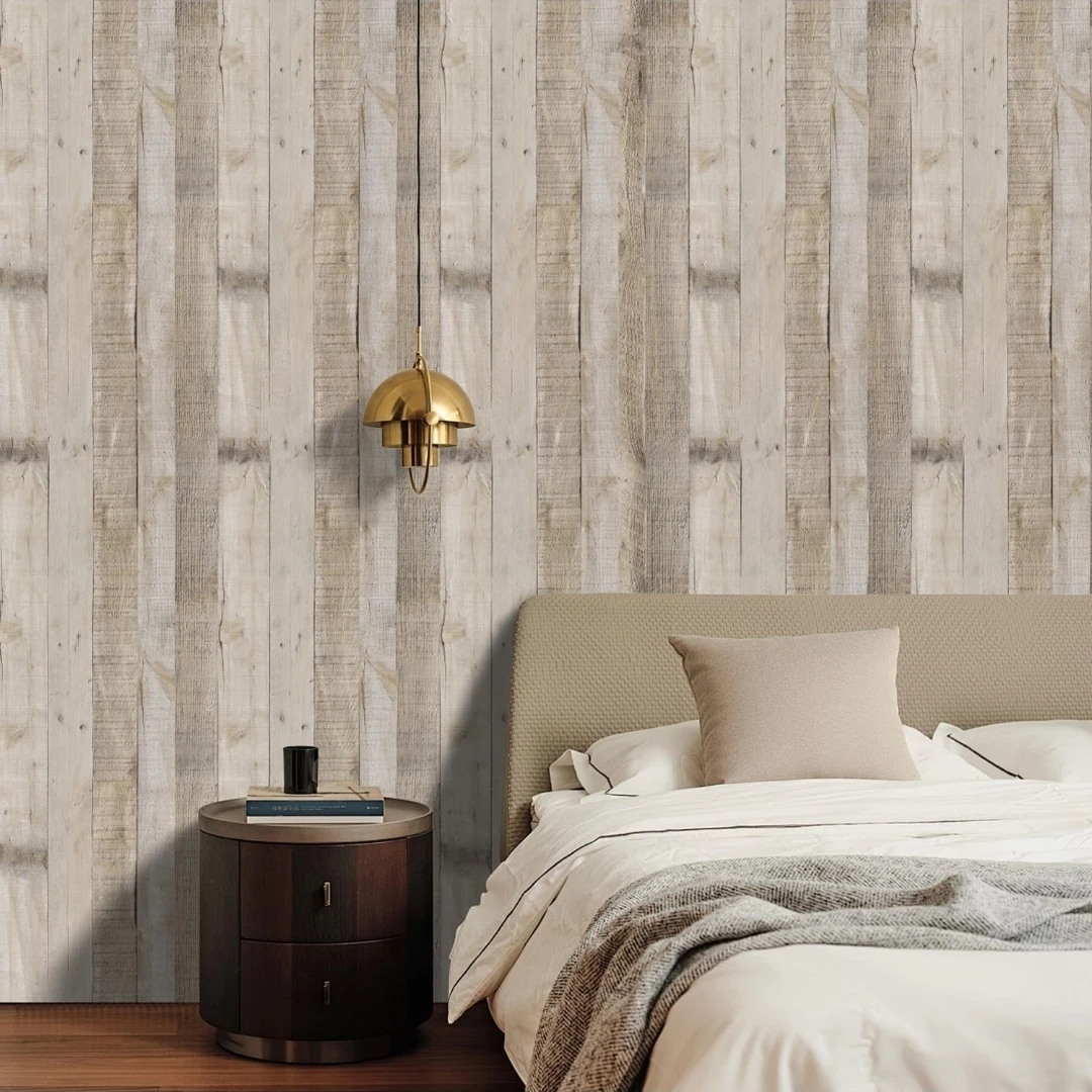 Wood Plank Peel and Stick Wallpaper - photo 3