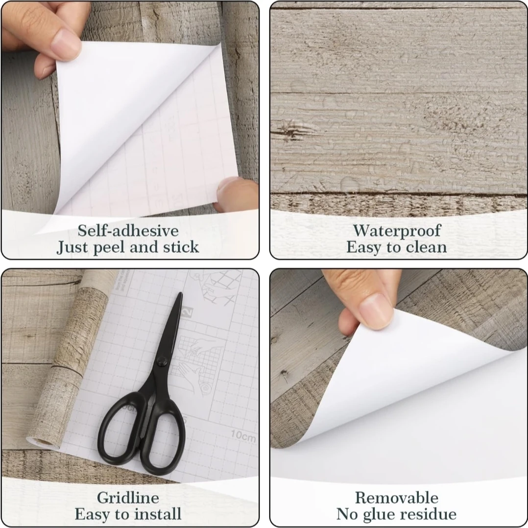 Wood Plank Peel and Stick Wallpaper - photo 5
