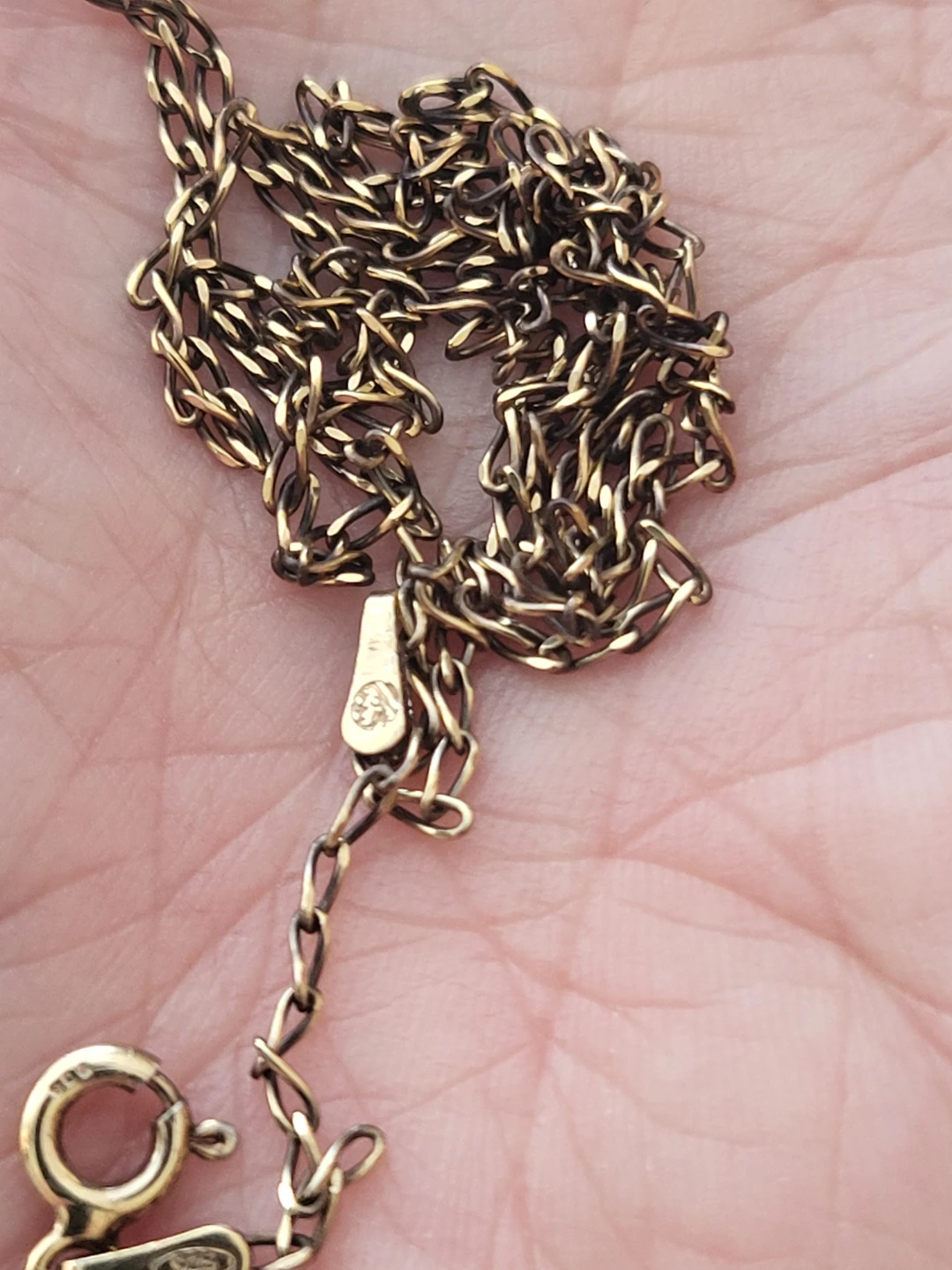 925 Italy Gold Plated Chain Necklace - photo 4