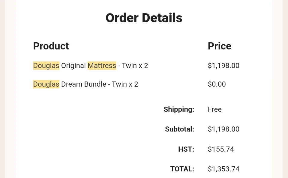 Douglas Original Twin Mattress - Medium Firm - photo 3