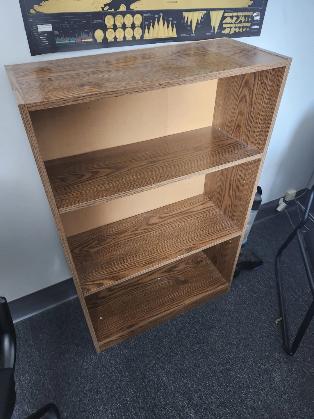 Wooden Bookshelf