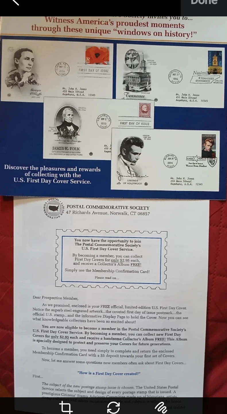 POSTAL COMMEMORATIVE SOCIETY 1ST DAY COVER - photo 3