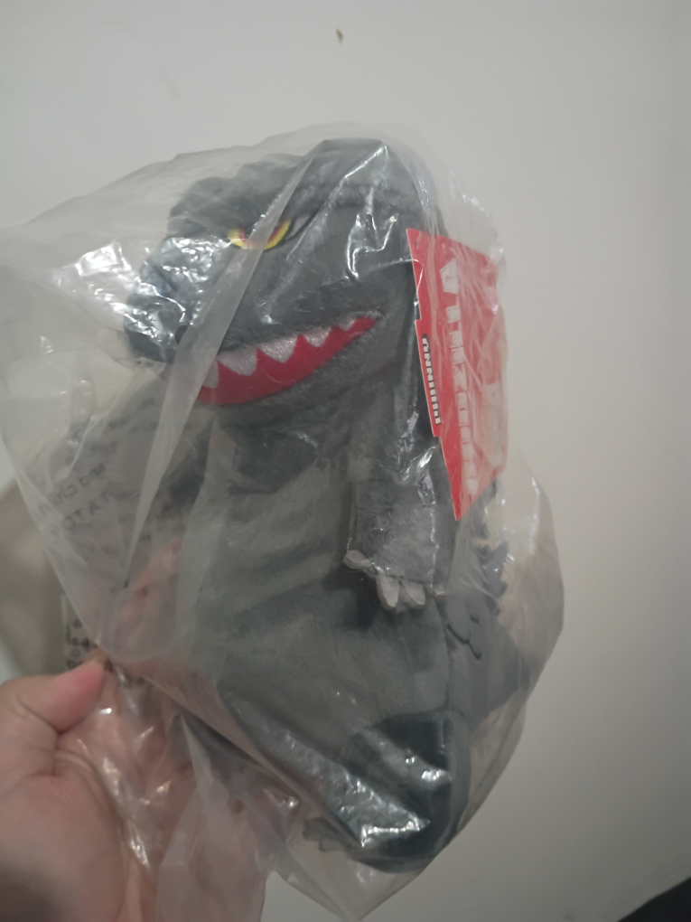 Kidrobot Gray Godzilla Plush
