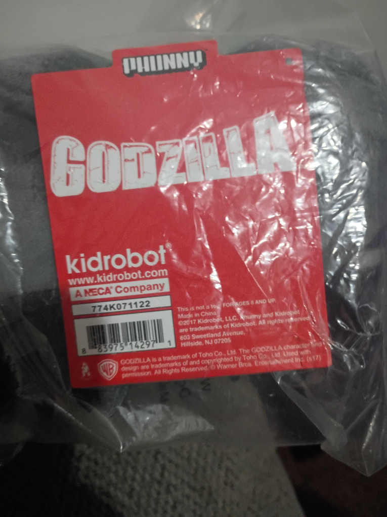 Kidrobot Gray Godzilla Plush - photo 2
