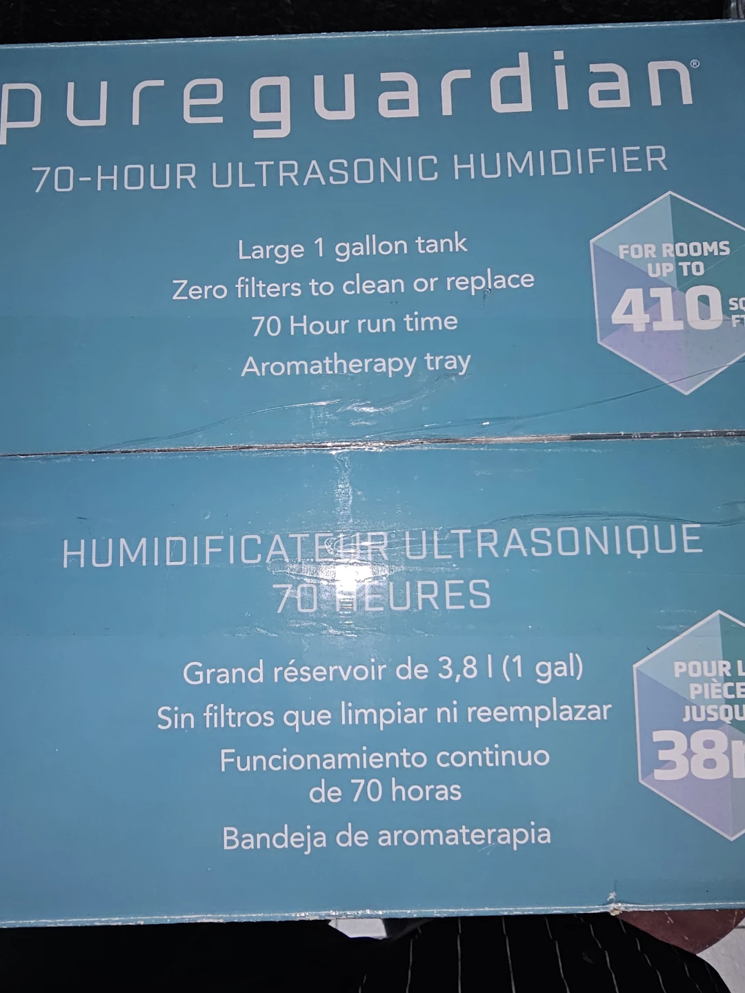 PureGuardian 70-Hour Ultrasonic Humidifier - photo 3