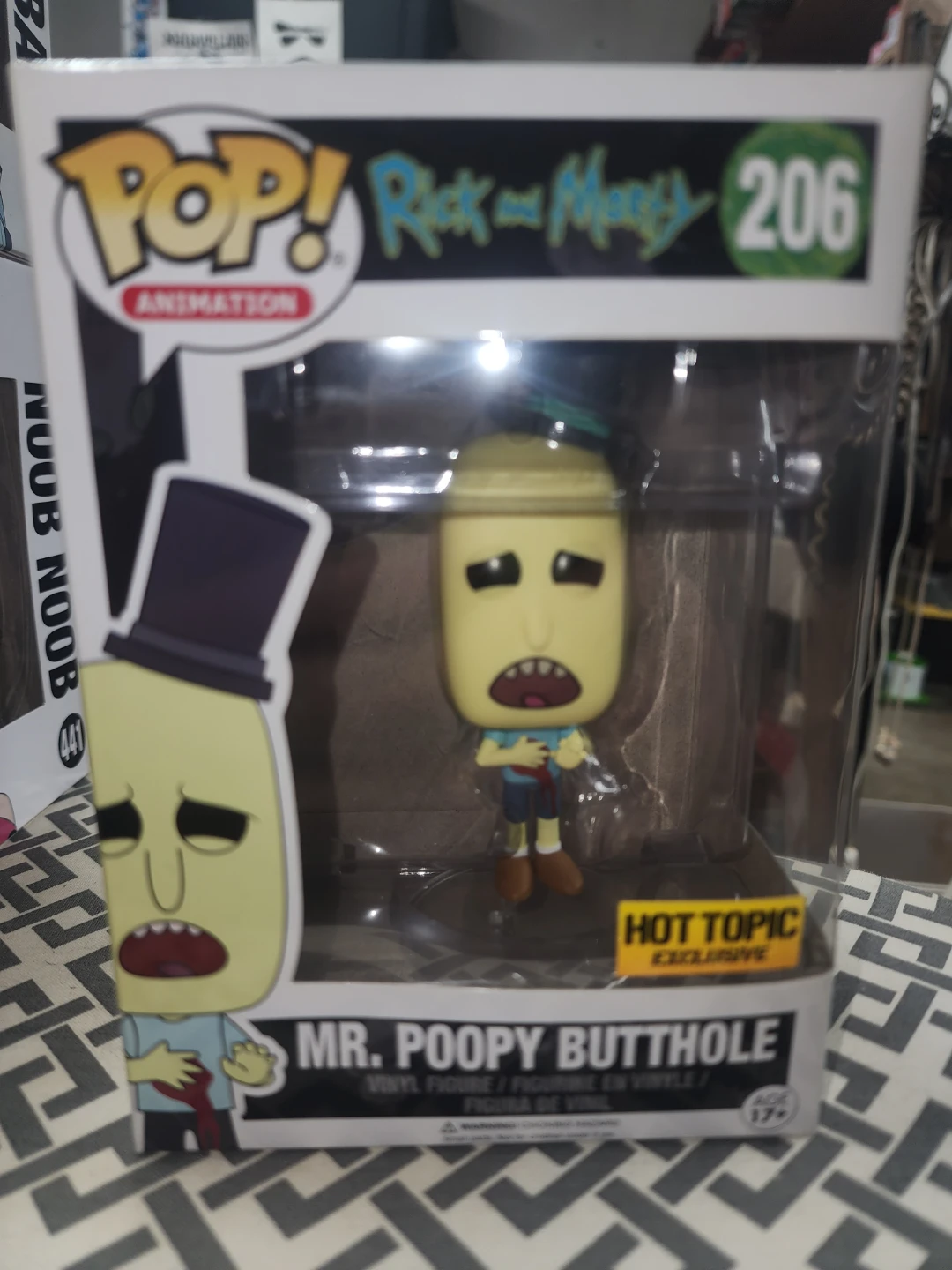 Funko Pop! Rick and Morty Mr. Poopy Butthole #206 Vinyl Figure