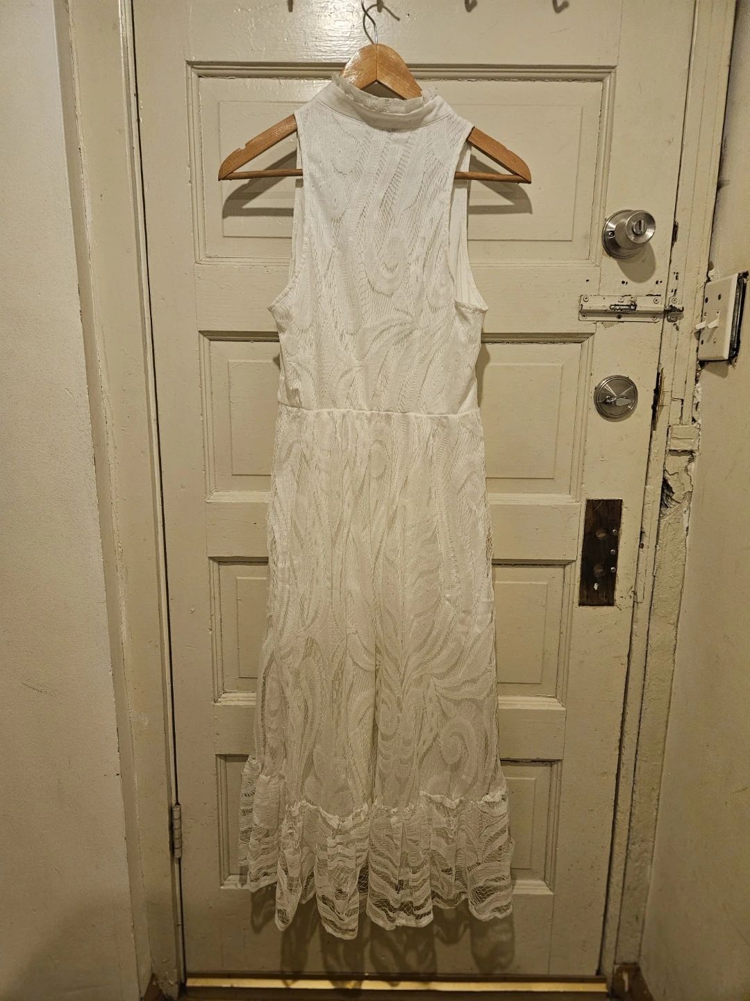 Spilmarrow White Lace Dress Size S - photo 3