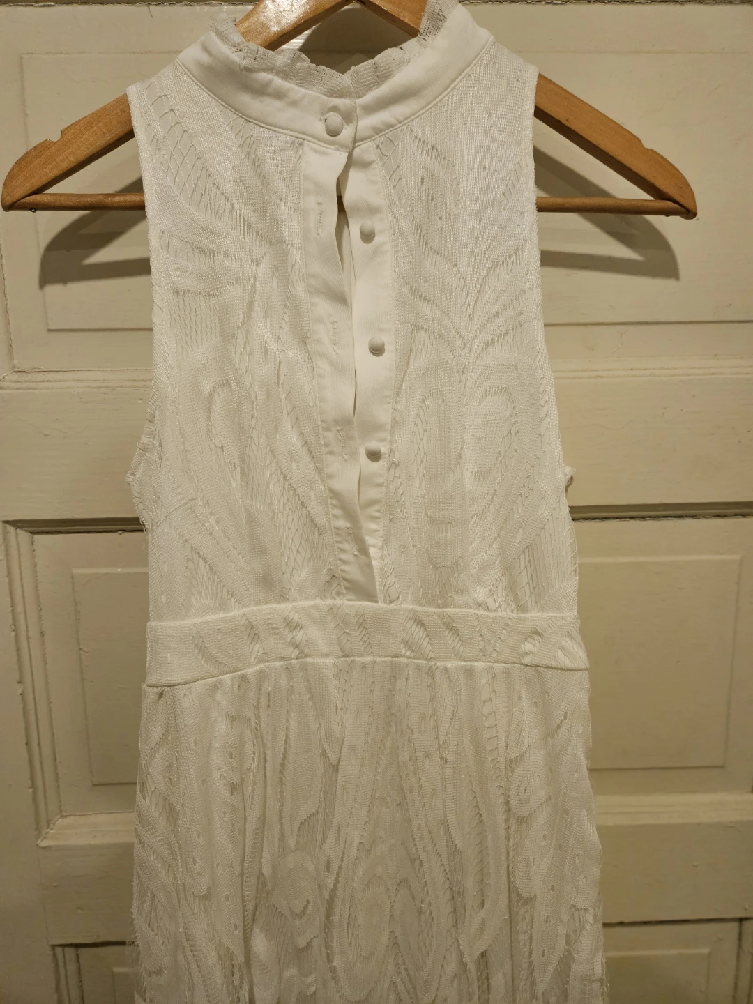 Spilmarrow White Lace Dress Size S