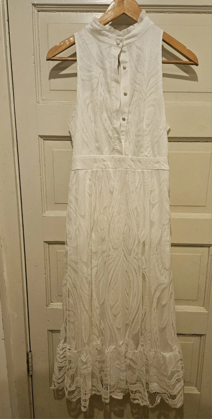 Spilmarrow White Lace Dress Size S - photo 2