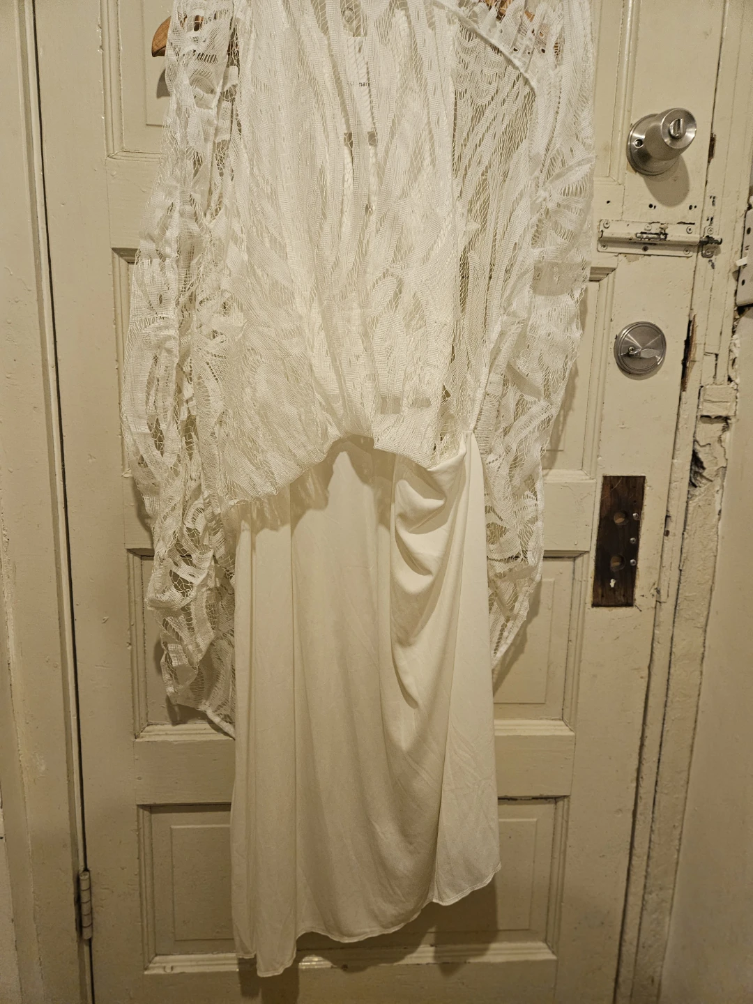 Spilmarrow White Lace Dress Size S - photo 4