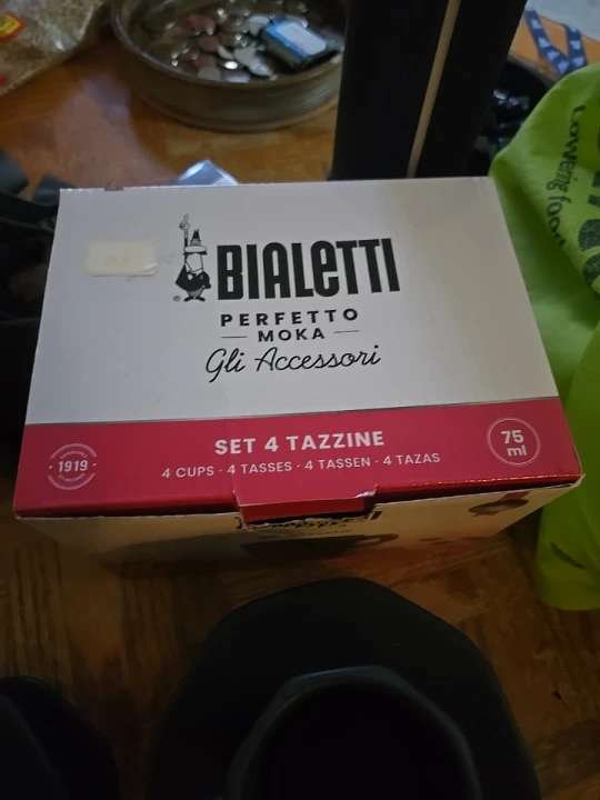 Bialetti Perfetto Moka Espresso Cups Set of 4