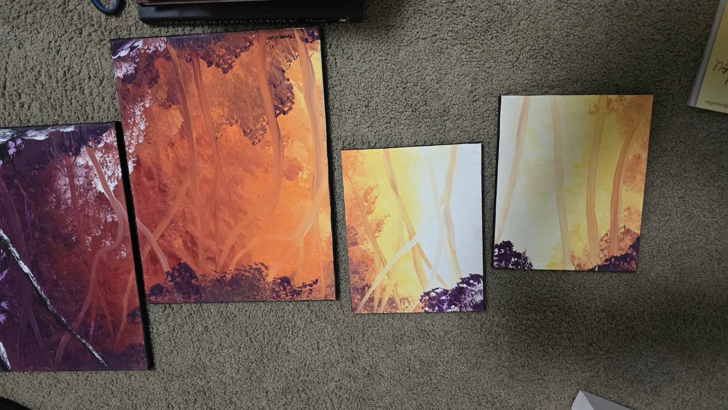 Original Acrylic Paintings - Set of 7 - photo 3