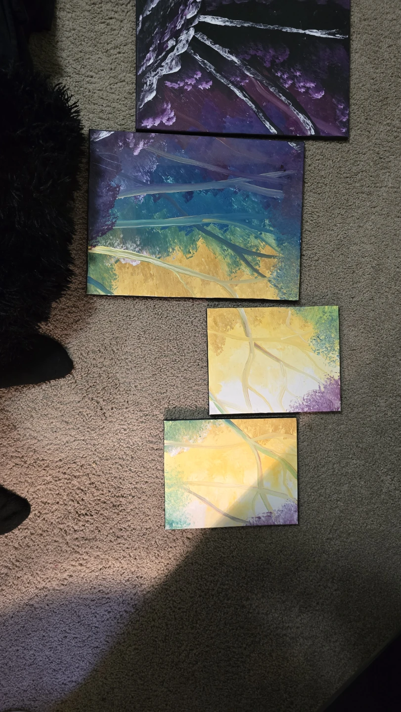 Original Acrylic Paintings - Set of 7 - photo 4