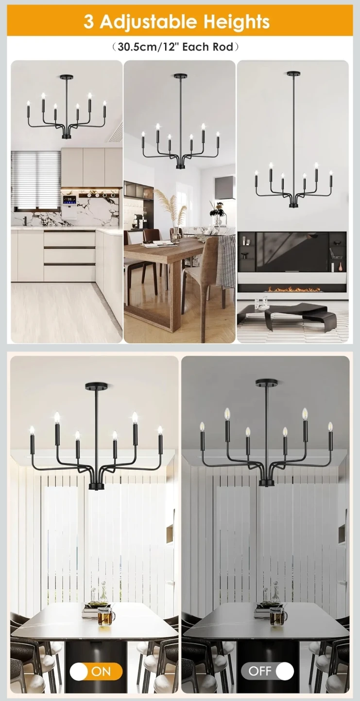 Sangfor Modern Dining Room Chandelier - photo 5