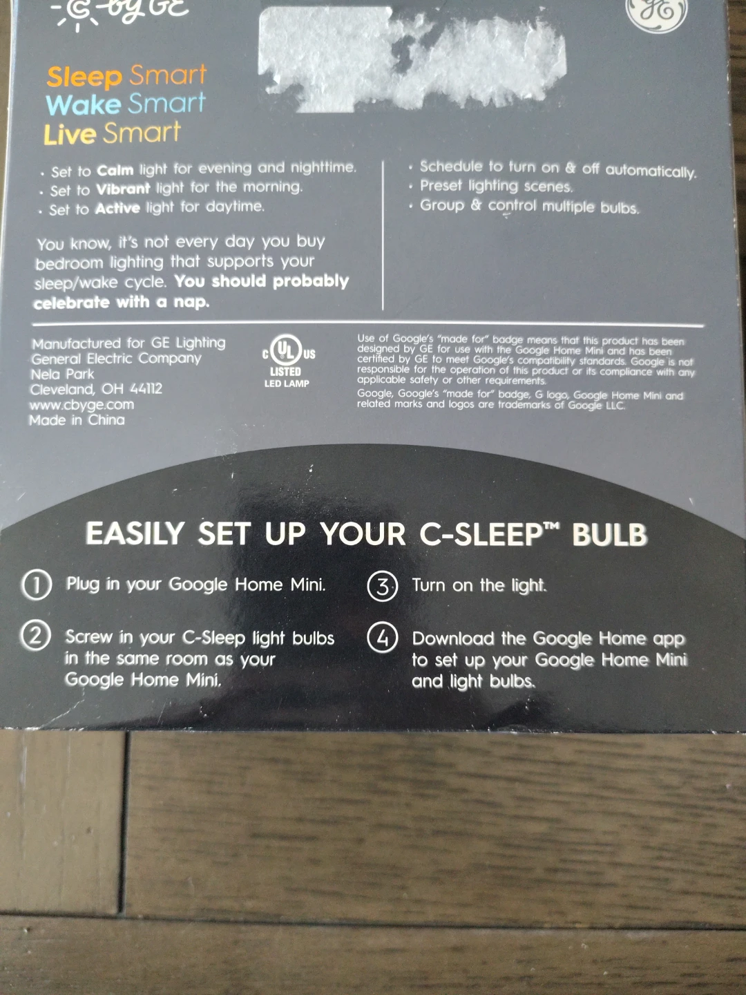 GE C-Sleep Smart Bulbs LED A19 2 pack - photo 2