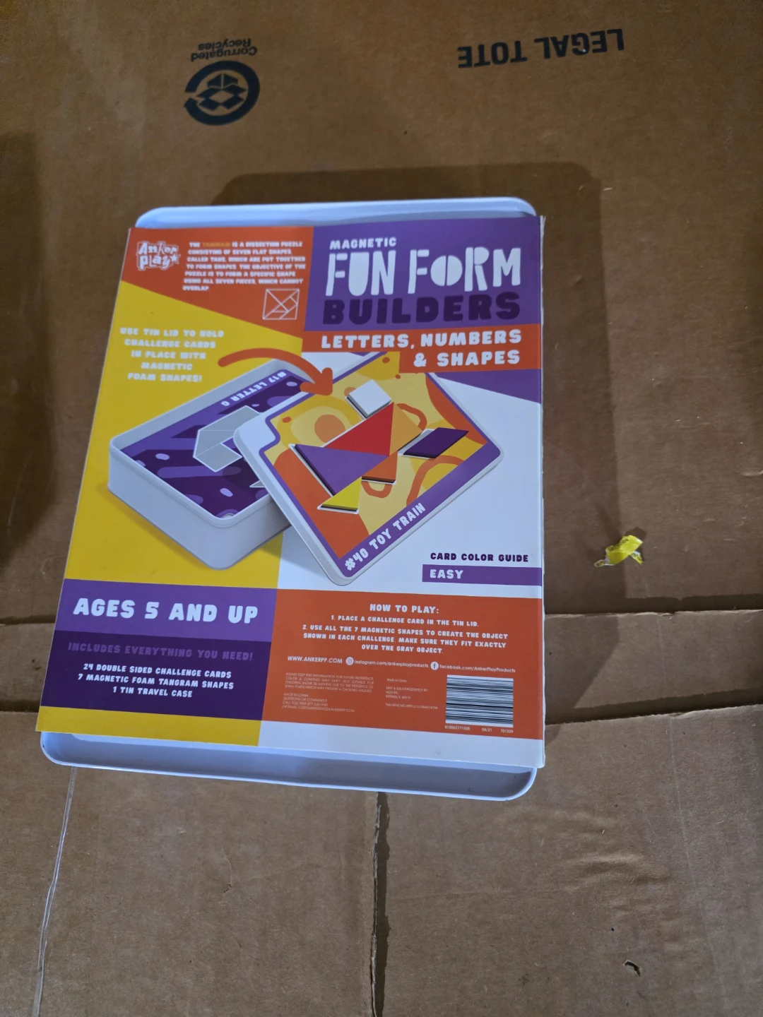 Fun Form Builders Magnetic Letters, Numbers & Shapes - photo 2