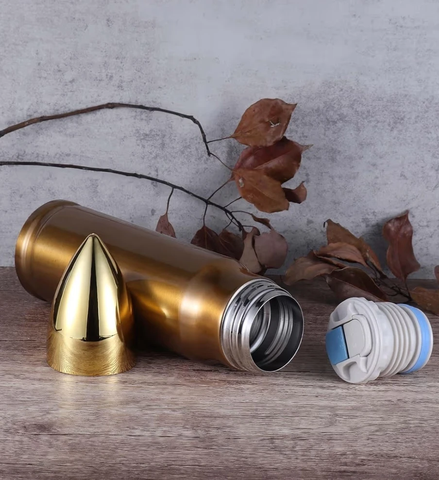 Bullet Shaped Water Bottle/ thermos - 23.5cm - photo 2