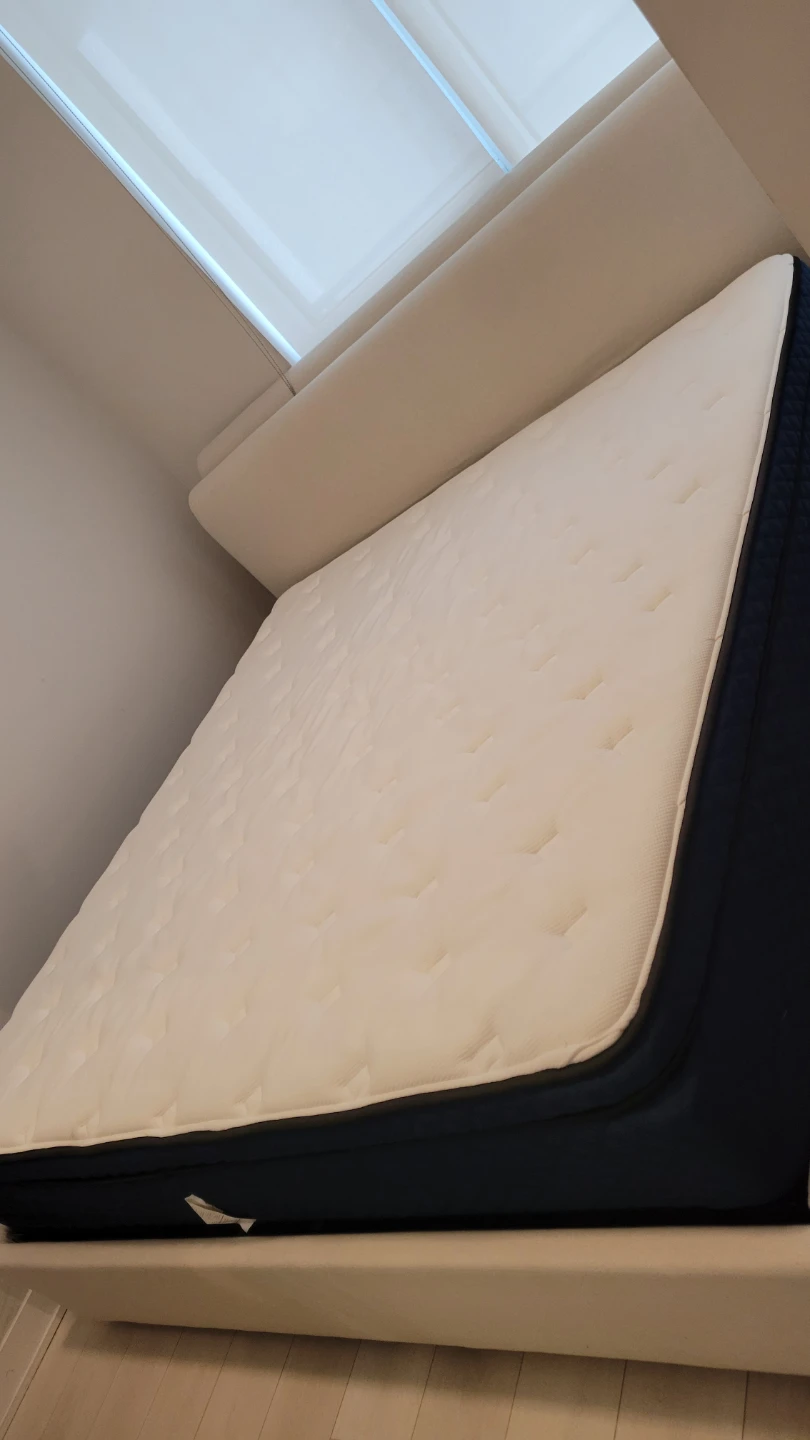 Like New Storage King Size Bed Frame and Matress
