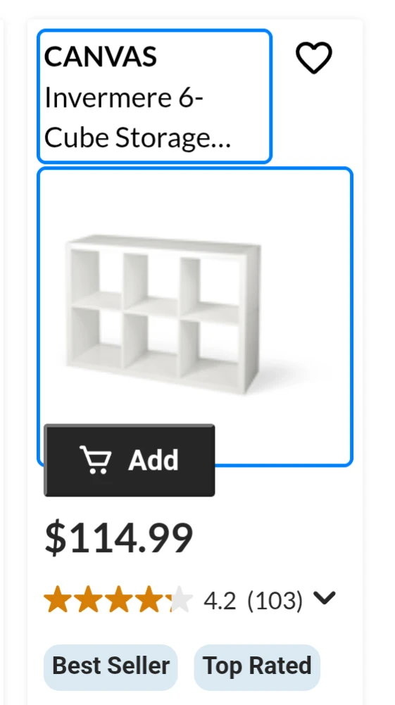 CANVAS Invermere 9-Cube Storage Unit