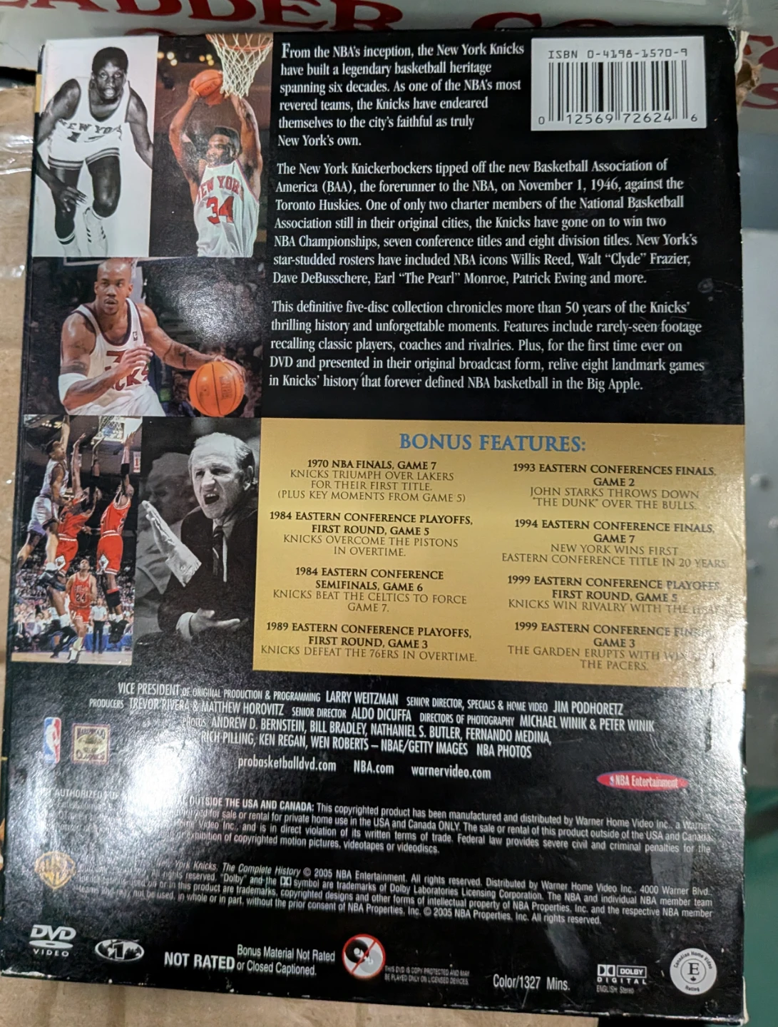 NBA Dynasty Series: New York Knicks - Complete History DVD Set - photo 2