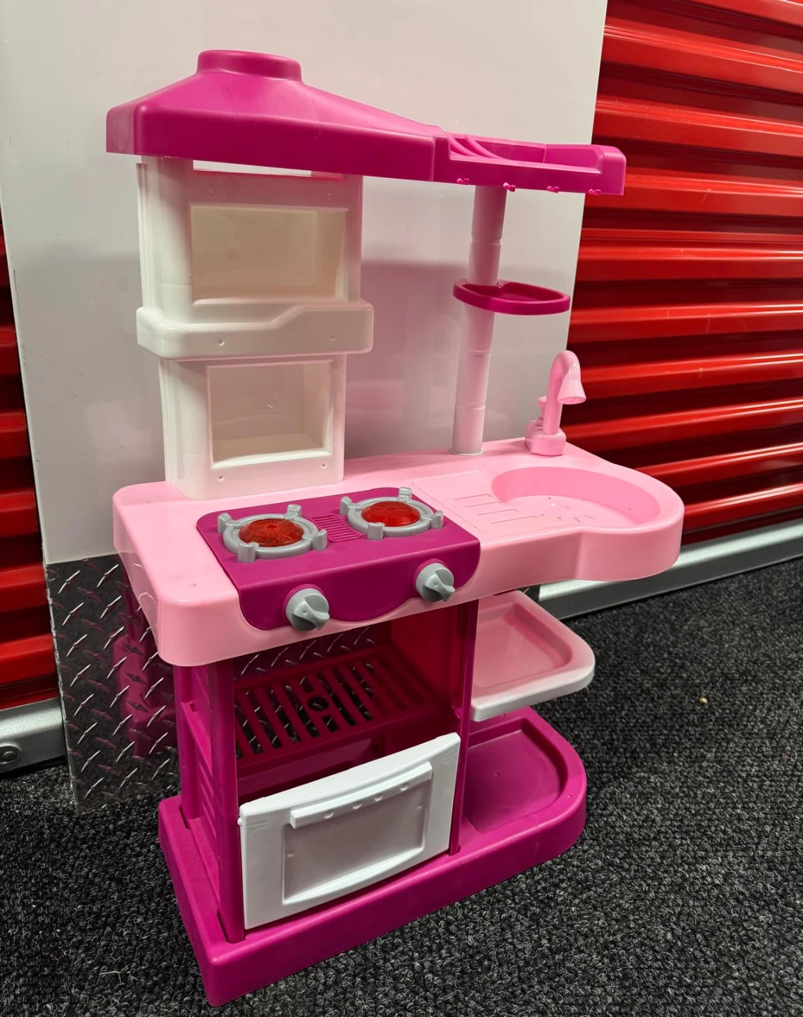 Pink Toy Kitchen Playset