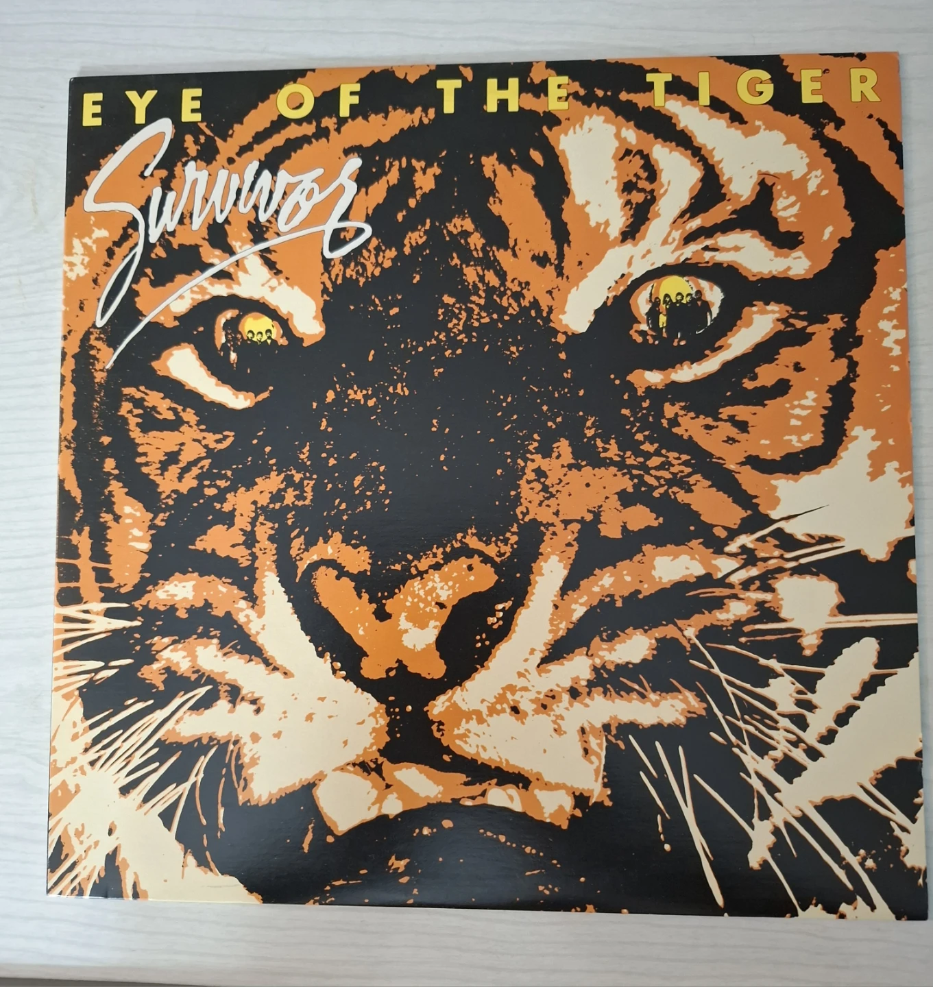 Survivor Eye of the Tiger Vinyl Record Album