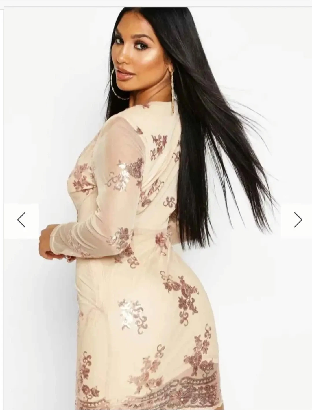 Boohoo Sequin Mini Dress - Size US 4 - photo 3