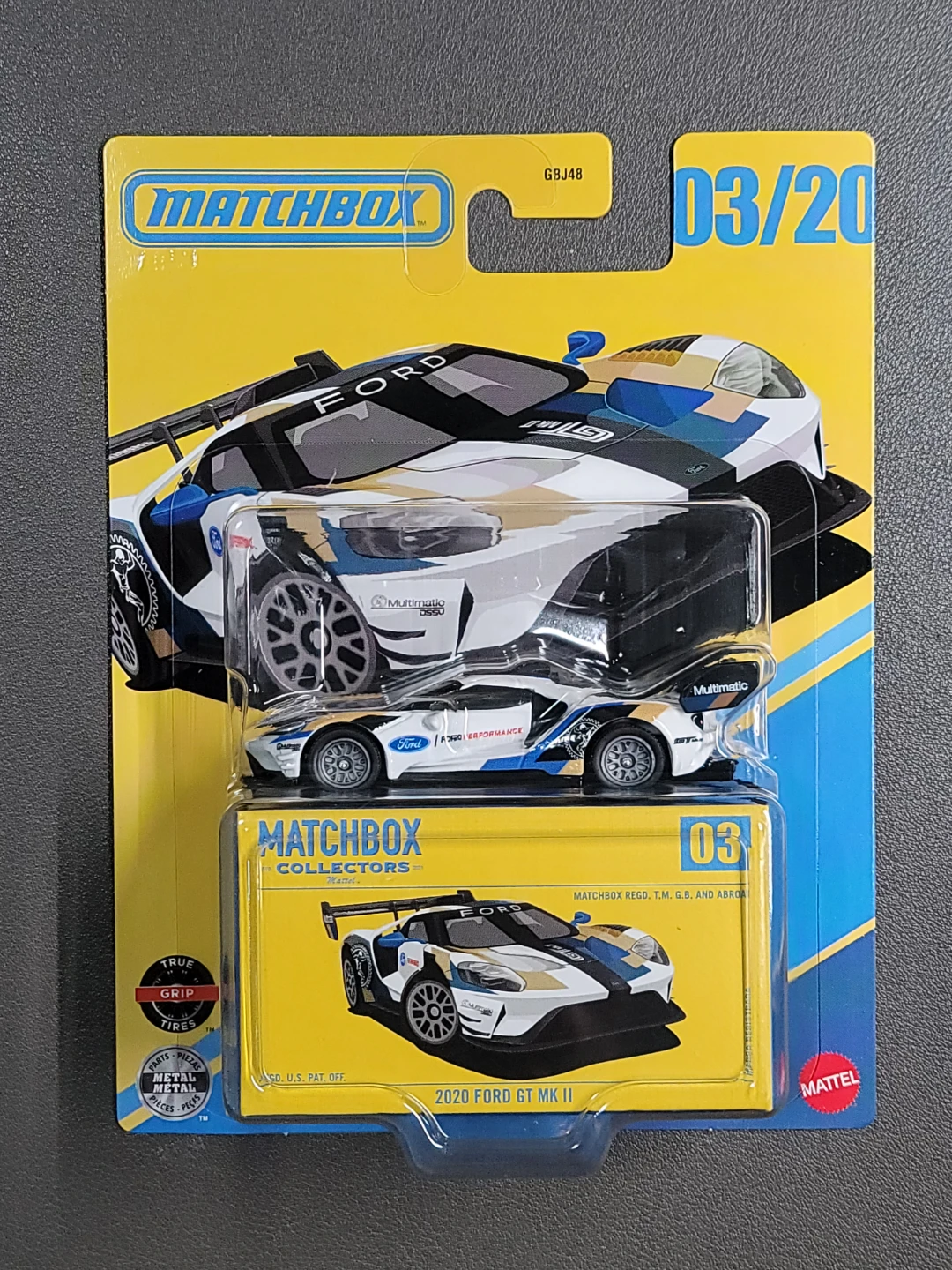 Matchbox 2020 Ford GT MK II Diecast Car