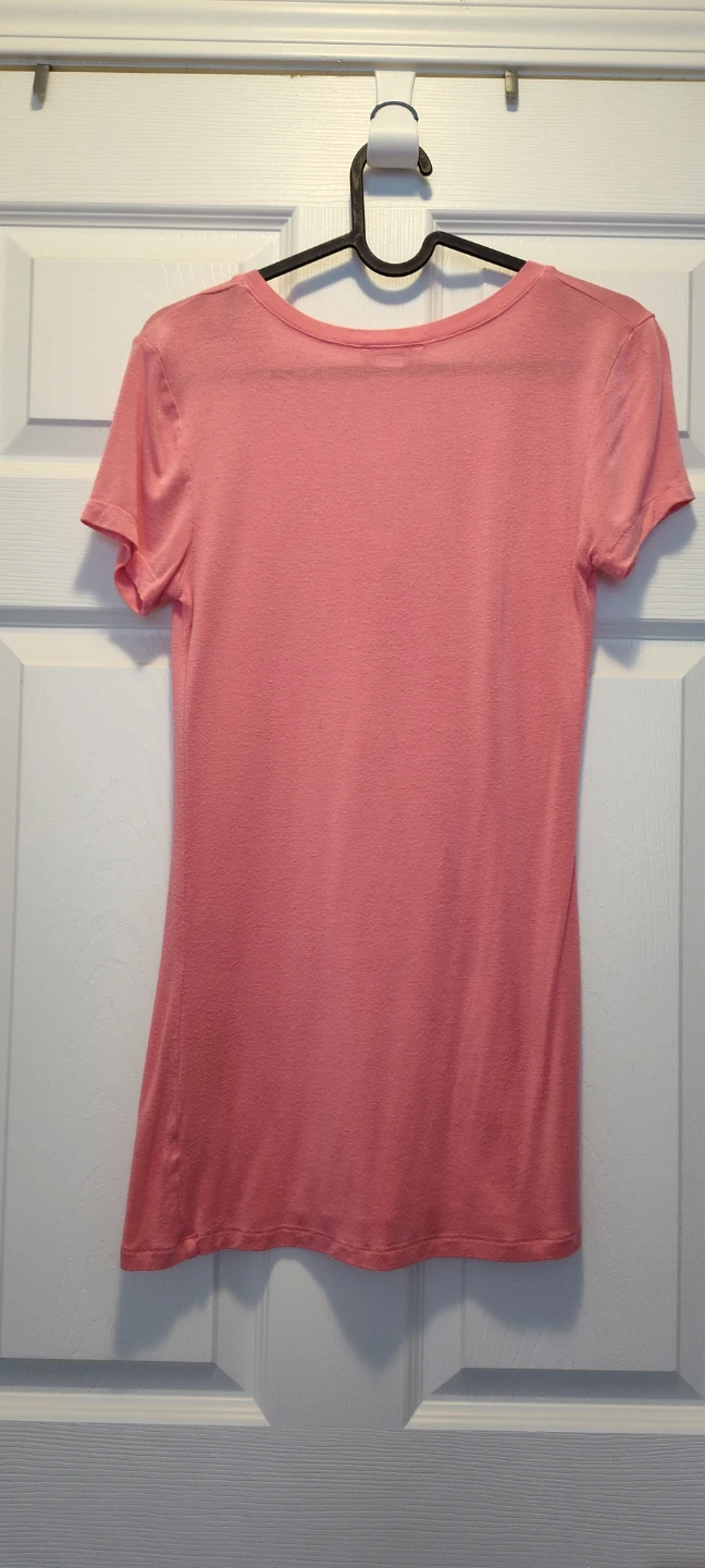 Pink V-Neck T-Shirt Size - photo 2