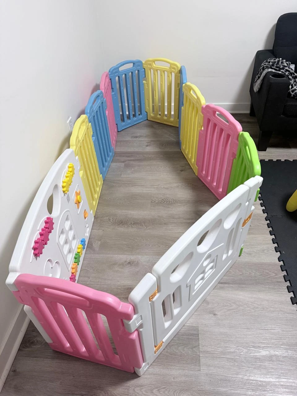 Multi-Color Plastic Playpen for Toddlers - photo 3