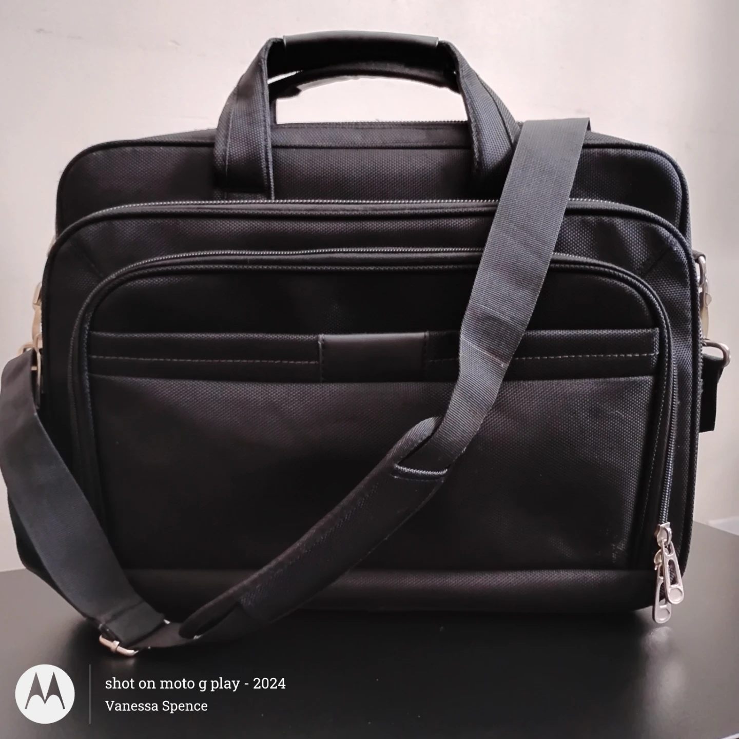 Black Laptop Bag / Briefcase