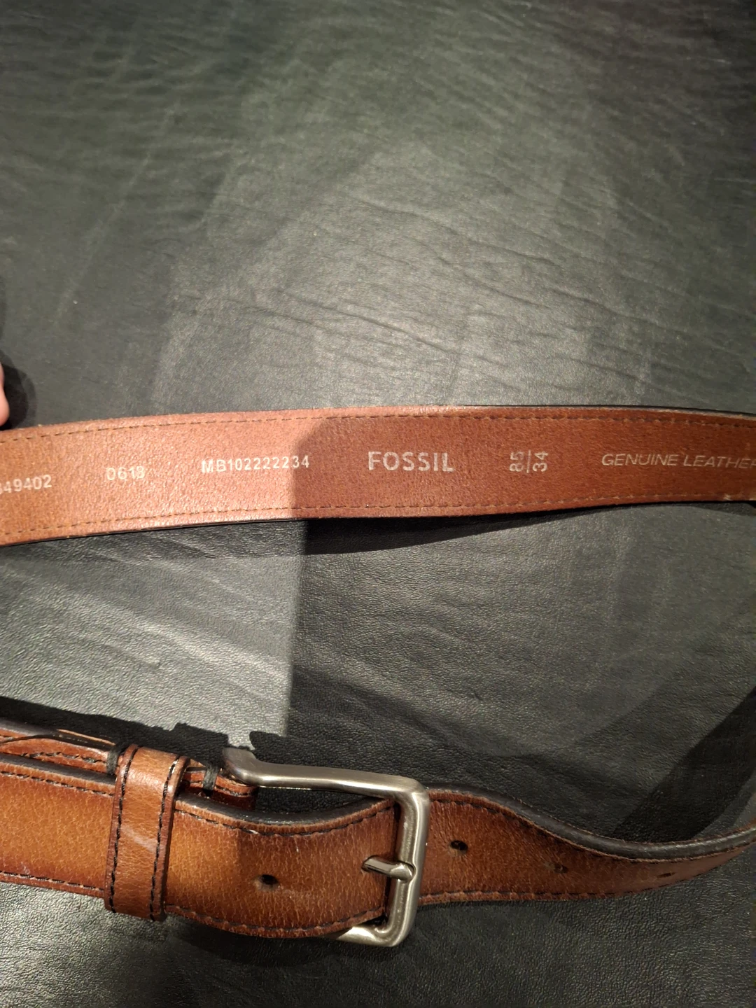 Fossil leather belt - photo 2