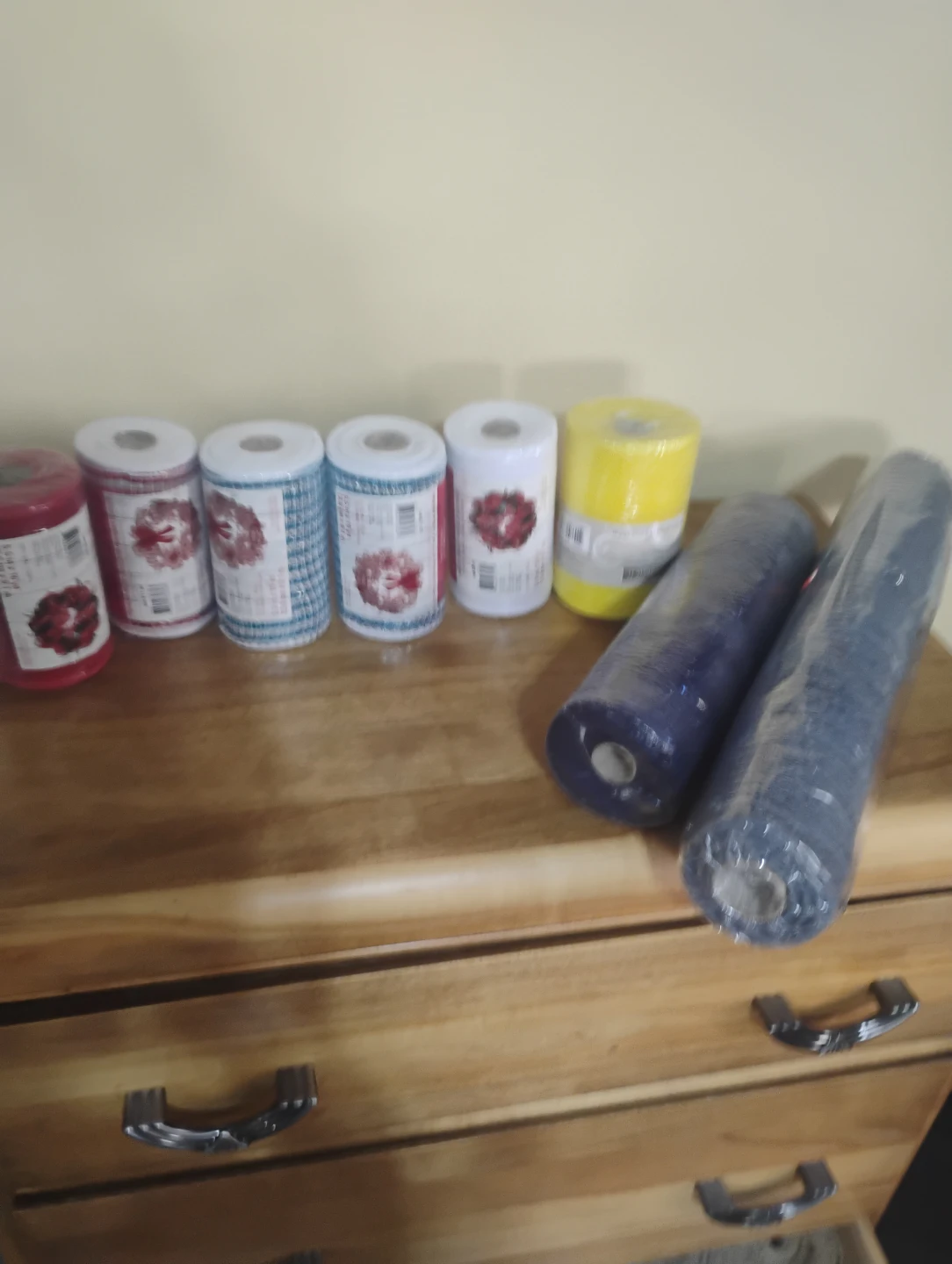 Assorted Craft Mesh Rolls ribbon  NEw