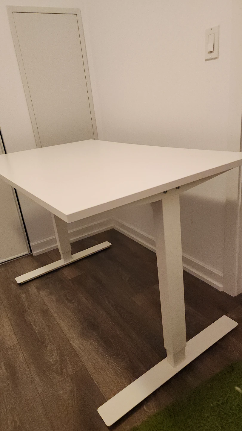 IKEA White Sit - Standing Desk - photo 2
